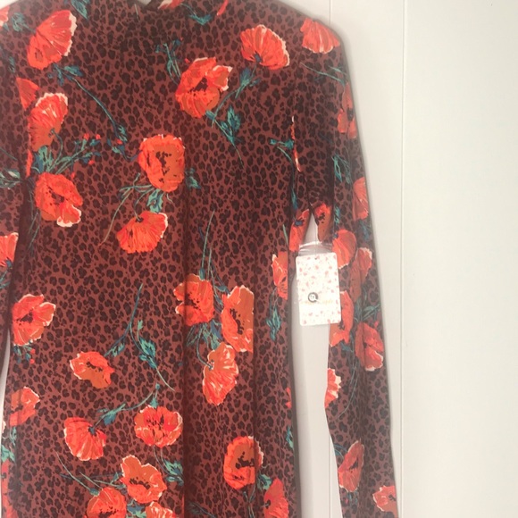 Free People | Retro Romance Leopard Midi Dress S - Picture 5 of 8